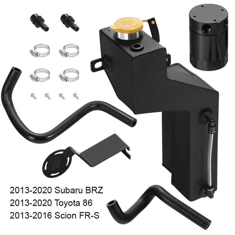 Aluminum Coolant Reservoir (Degas) For 2013-2020 Subaru Brz /2013-2016 Scion Fr-S /2013-2020 Toyota 86 2