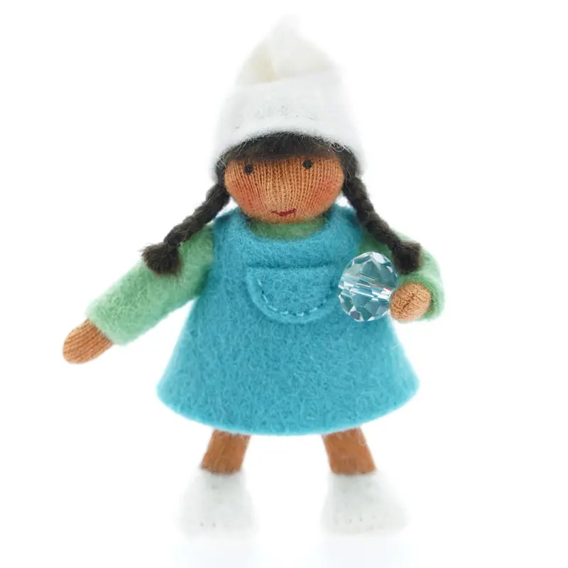 Ambrosius Dwarf Girl Winter Dark Brown Skin 1