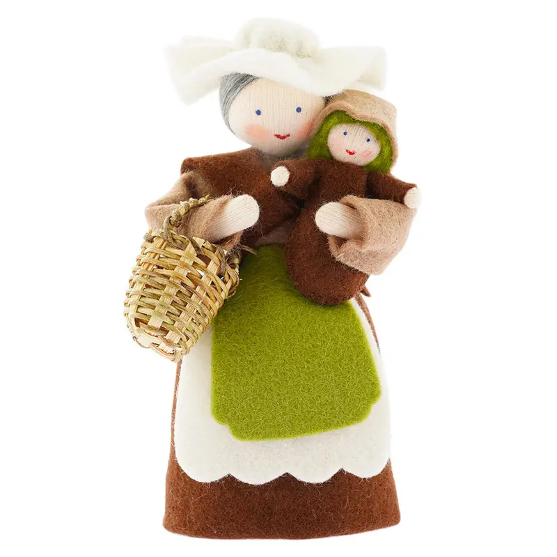 Ambrosius Mother Earth With Basket & Seed Baby Grey Hair White Skin 1