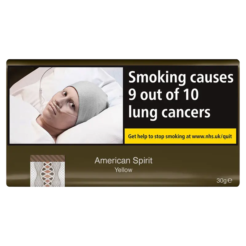 American Spirit Yellow Additive Free Hand Rolling Tobacco - 30G Pouch 1