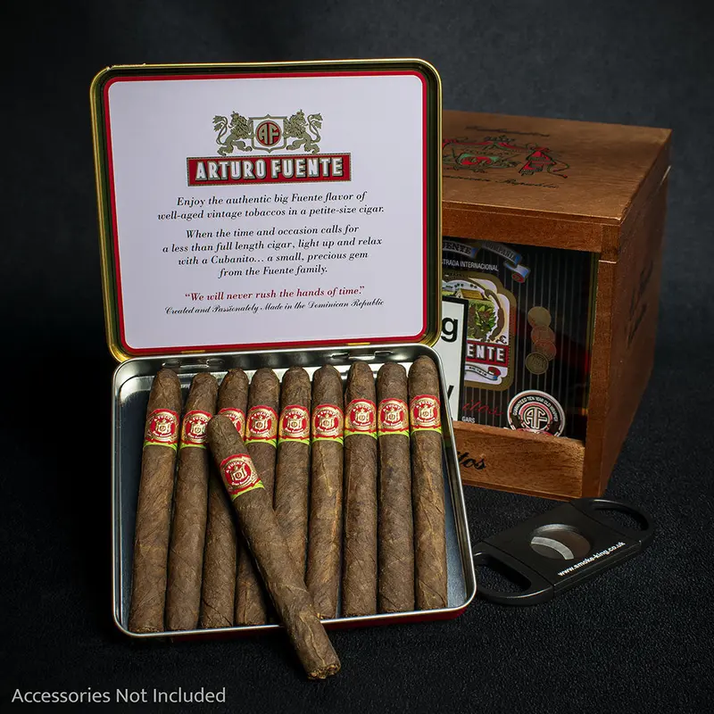 Arturo Fuente Cubanitos Cigars - Tin Of 10 1