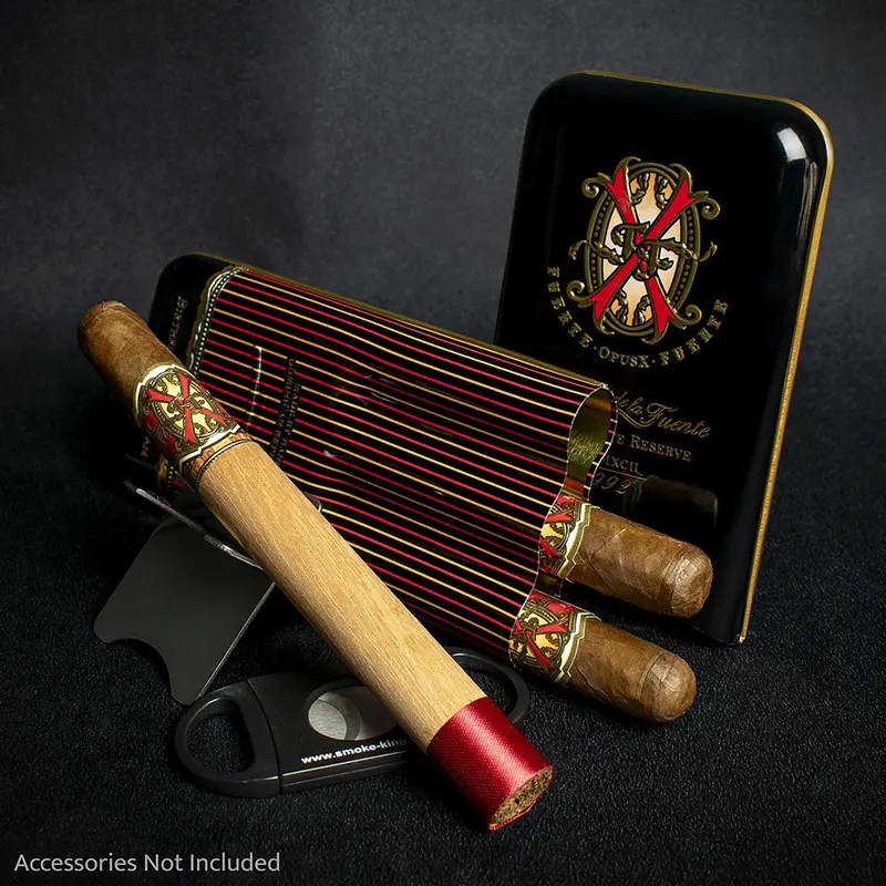 Arturo Fuente Opus X Reserva D'chateau Cigars - Tin Of 3 1