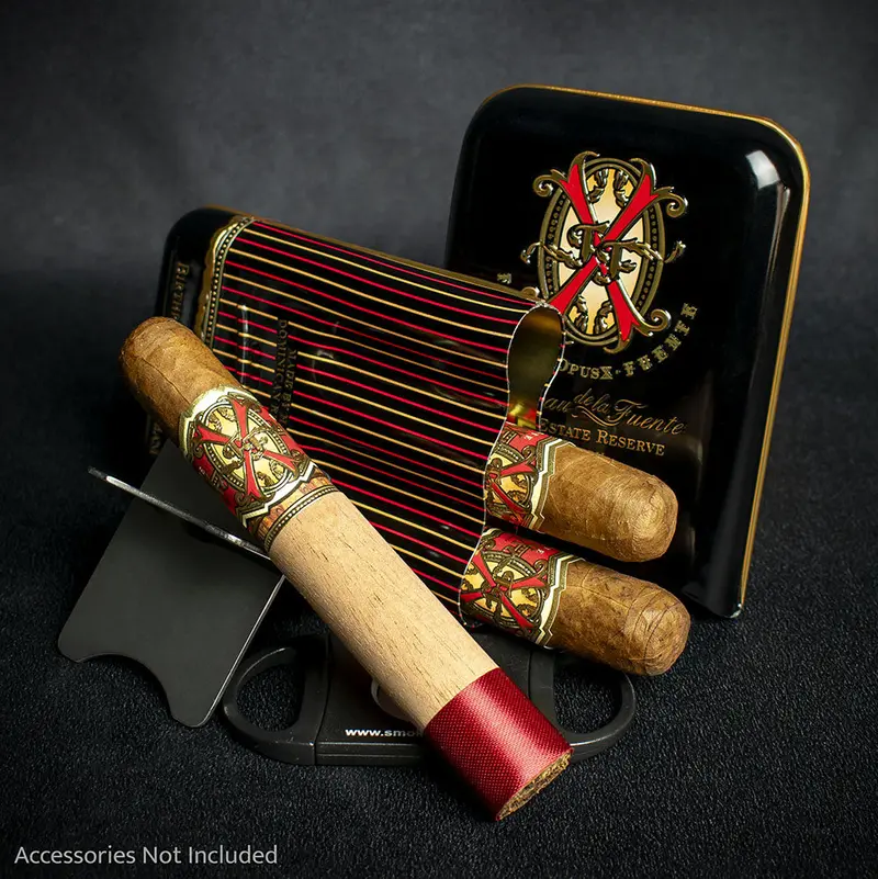 Arturo Fuente Opus X Robusto Cigars - Tin Of 3 1