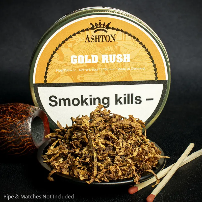 Ashton Gold Rush Pipe Tobacco (Honey & Citrus) - 50G Tin 1