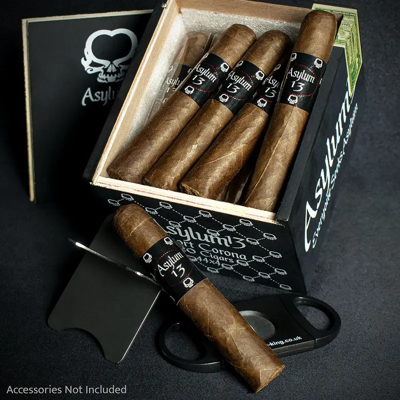 Asylum 13 Cle Nicaragua Short Corona Cigars - Box Of 20 1