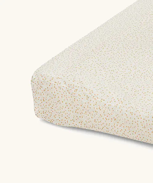 Avery Row Baby Changing Cushion - Daisy Meadow 1