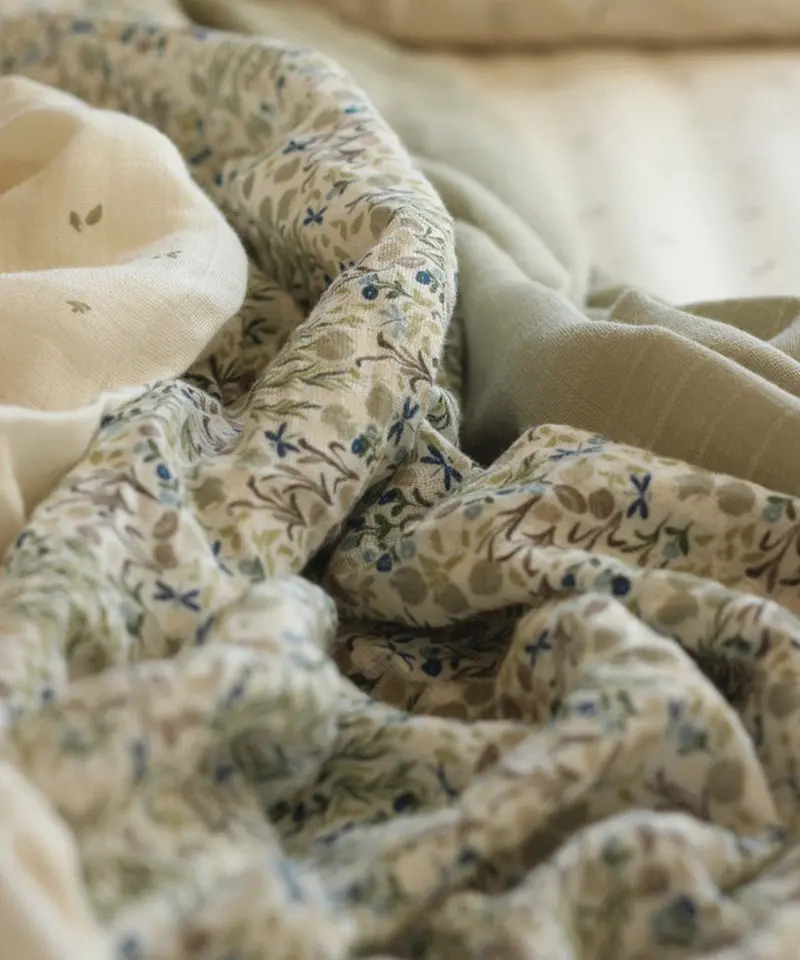 Avery Row Baby Muslin Swaddle - Riverbank 2