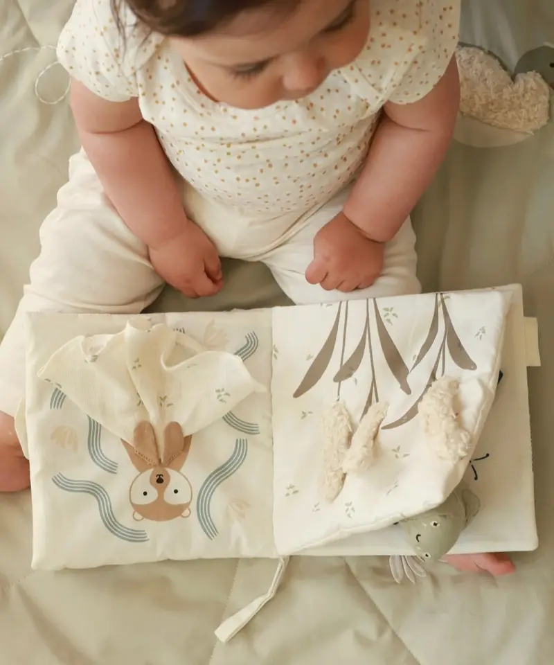 Avery Row Fabric Baby Book - Tales Of The Riverbank 2