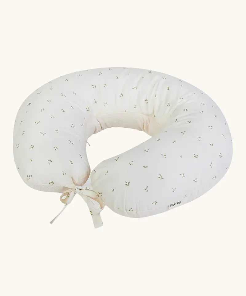 Avery Row Nursing Pillow - Nettle Scatter 1