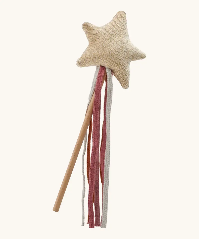 Avery Row Sparkle Star Wand - Gold 1