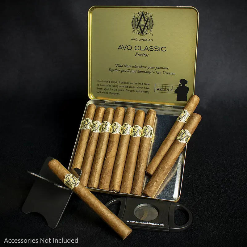 Avo Uvezian Classic Puritos Cigars - Tin 10 1