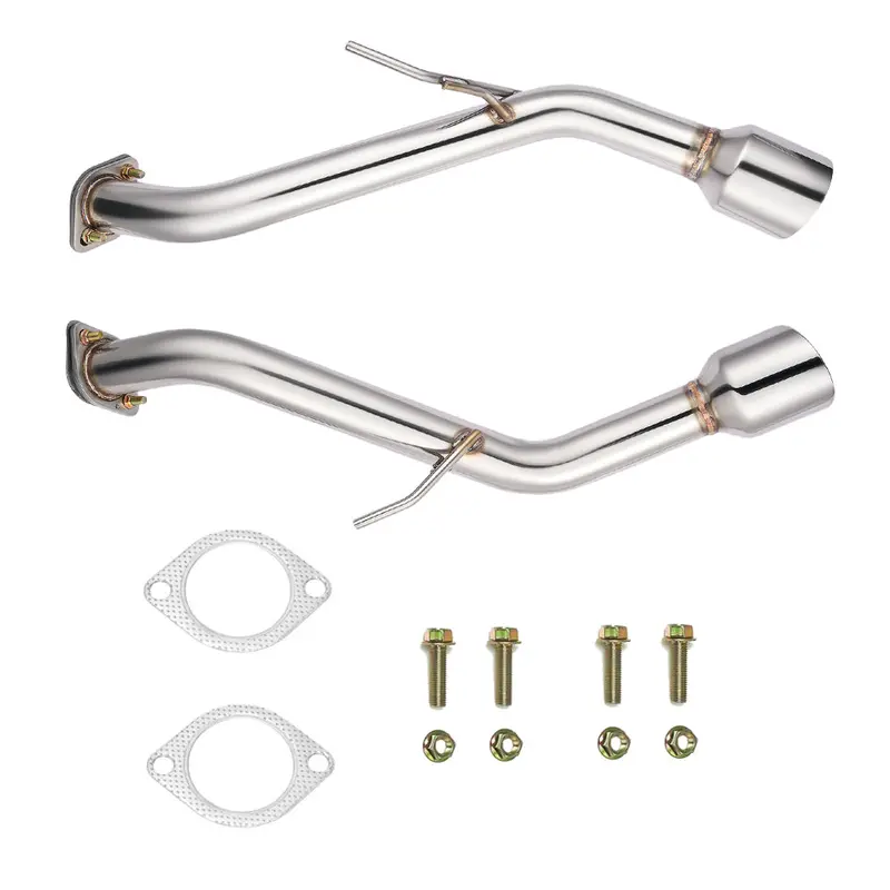 Axle Back Exhaust For 2014-2024 Infiniti Q50 W/ Stainless Steel Tip 2