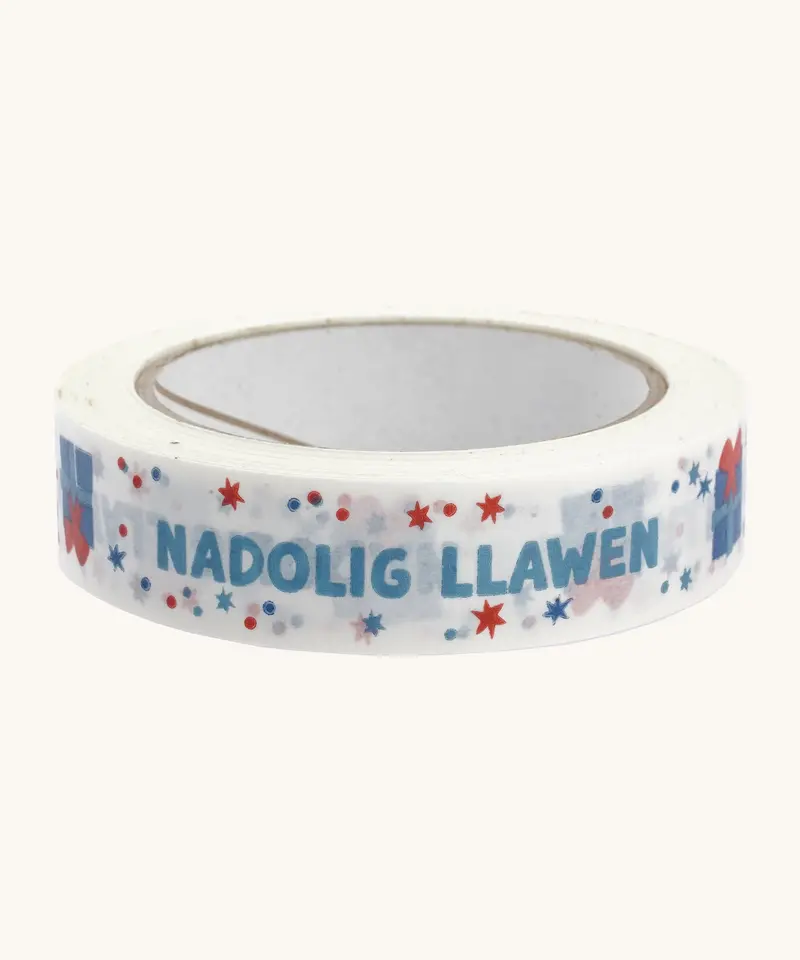 Babipur Eco Paper Tape Colourful - Nadolig Llawen 1