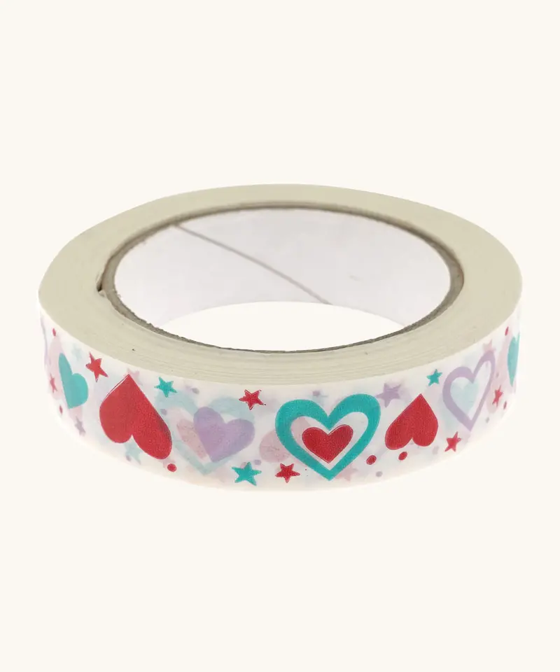 Babipur Eco Paper Tape - Love Heart 1
