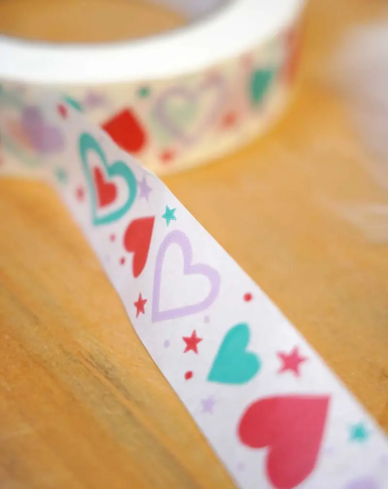 Babipur Eco Paper Tape - Love Heart 2