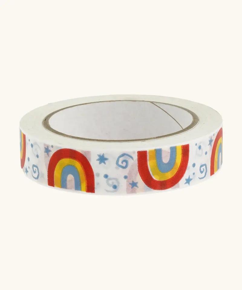 Babipur Eco Paper Tape - Rainbow Stars 1