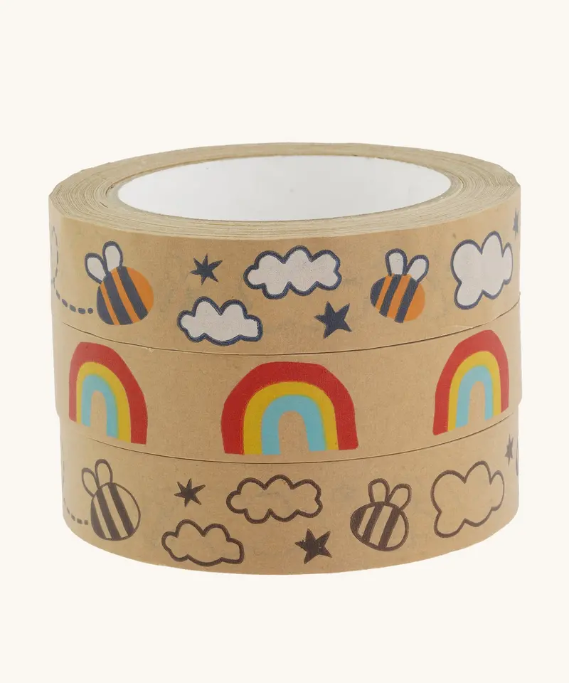 Babipur Kraft Eco Paper Tape - Buzzy Bee 2