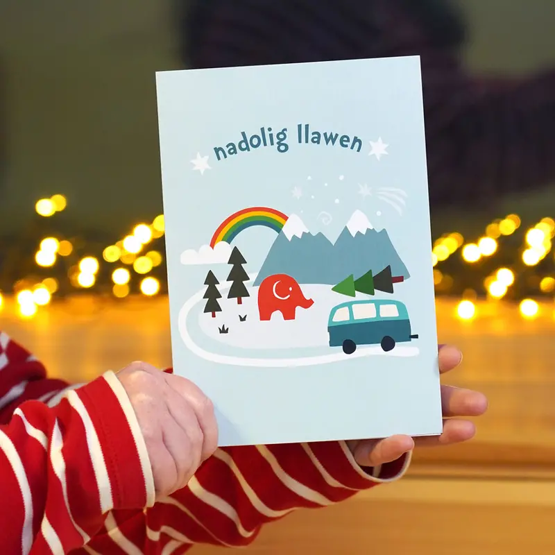 Babipur Nadolig Llawen Christmas Card 1