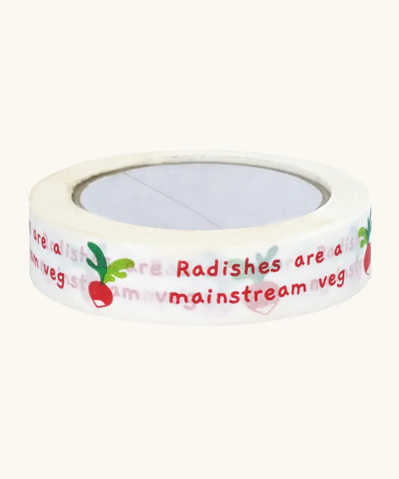 Babipur "Radish Is A Mainstream Veg" Eco Paper Tape 1
