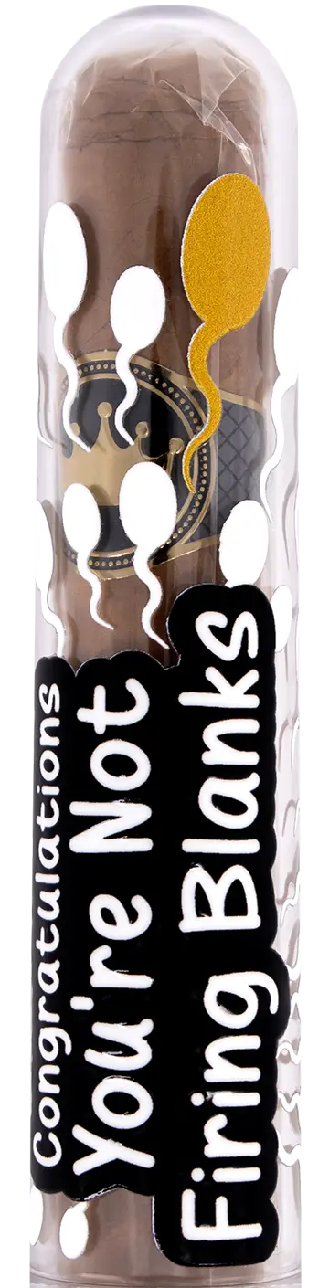 Baby Celebration Cigar Fun Edition Not Firing Blanks Gift Tube + Smoke-King Robusto 1
