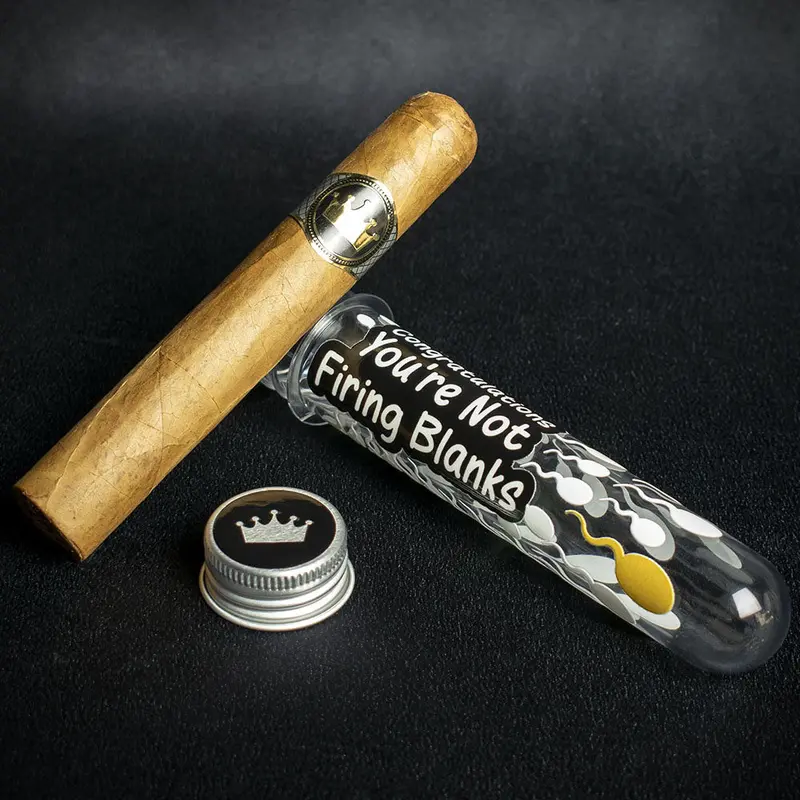 Baby Celebration Cigar Fun Edition Not Firing Blanks Gift Tube + Smoke-King Robusto 2
