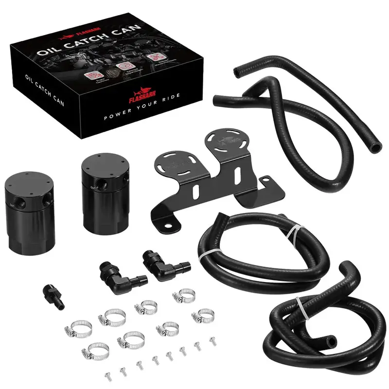 Baffled Oil Catch Can For 2007-2013 Infiniti G37 1