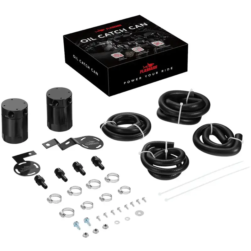 Baffled Oil Catch Can For 2015-2016 Subaru Wrx 1