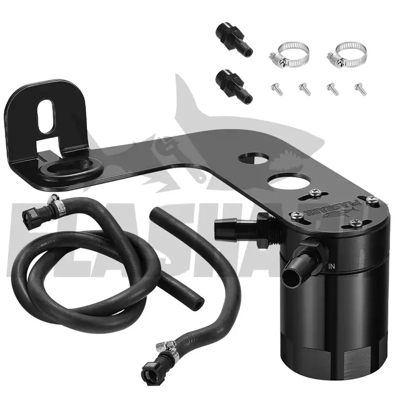 Baffled Oil Catch Can Pcv Side For 2010-2015 Chevrolet Camaro Ss (Automatic) 2