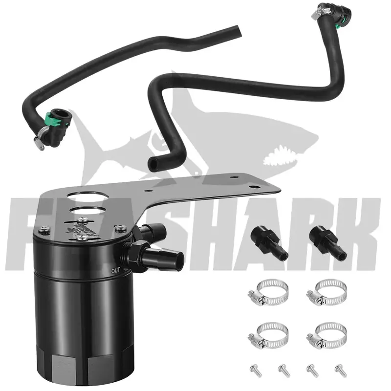 Baffled Oil Catch Can Pcv Side For 2015-2017 Ford Mustang Gt 2