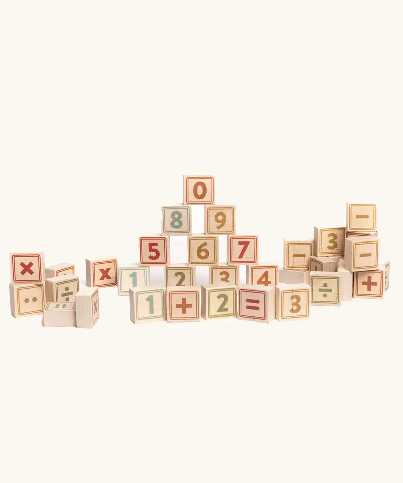 Bajo 40 Numbers & Symbols Blocks 1