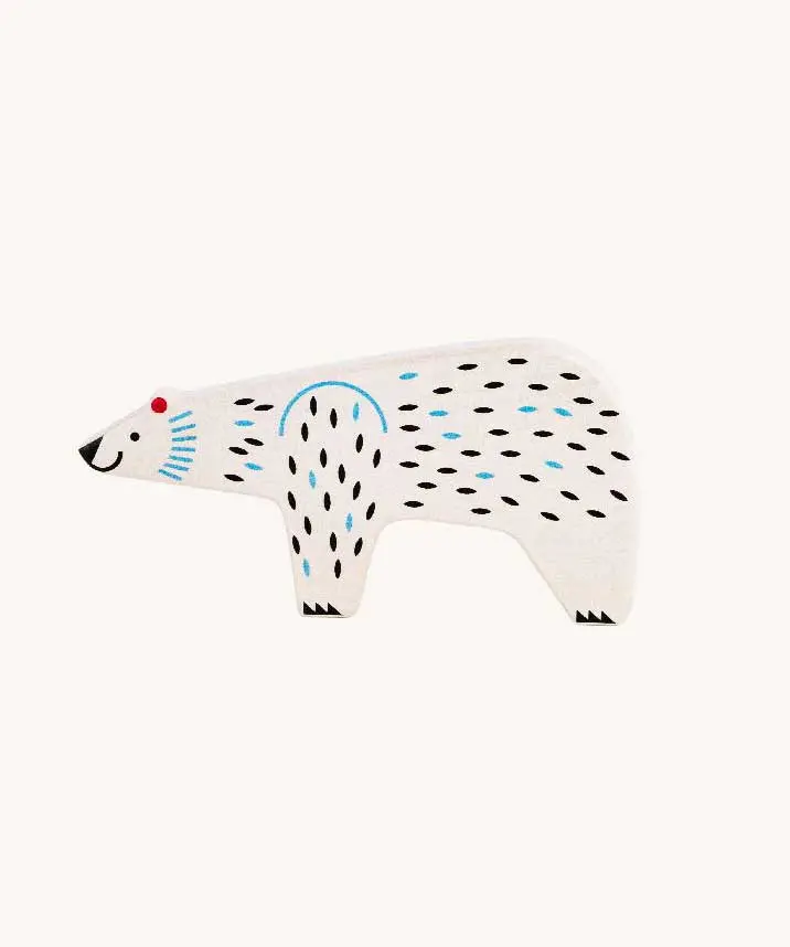 Bajo Endangered Animals Figures - Polar Bear 1
