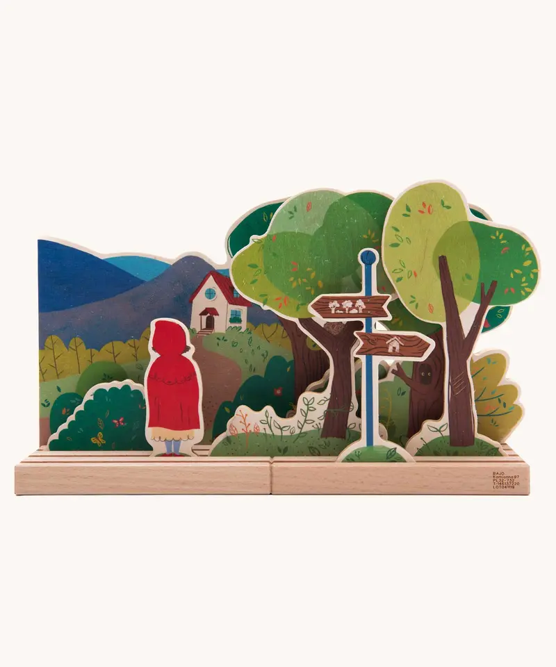Bajo Little Red Riding Hood Wooden Theatre 2