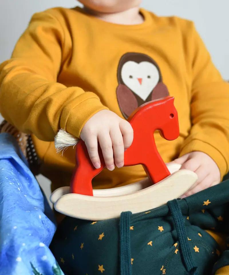 Bajo Mini Wooden Rocking Horse 2