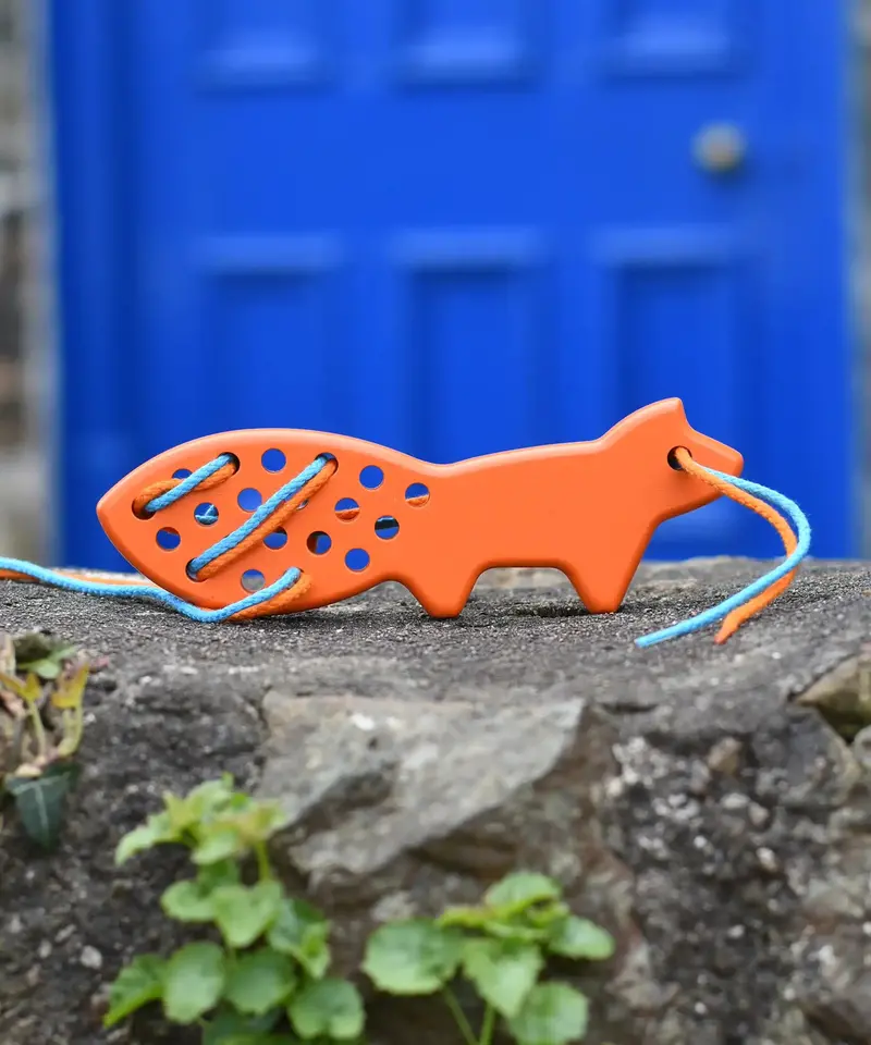Bajo Orange Lacing Fox 1