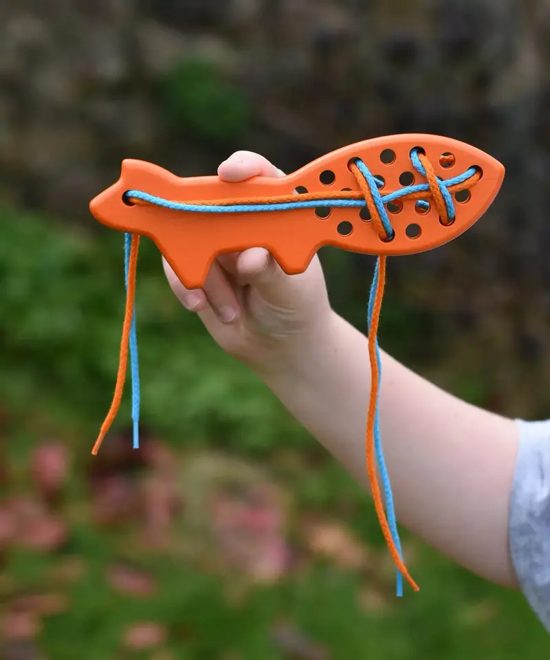 Bajo Orange Lacing Fox 2