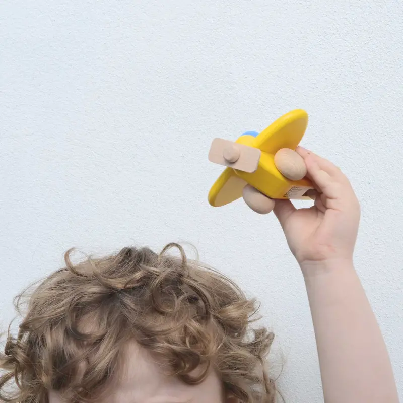 Bajo Plane With Pilot - Yellow 2