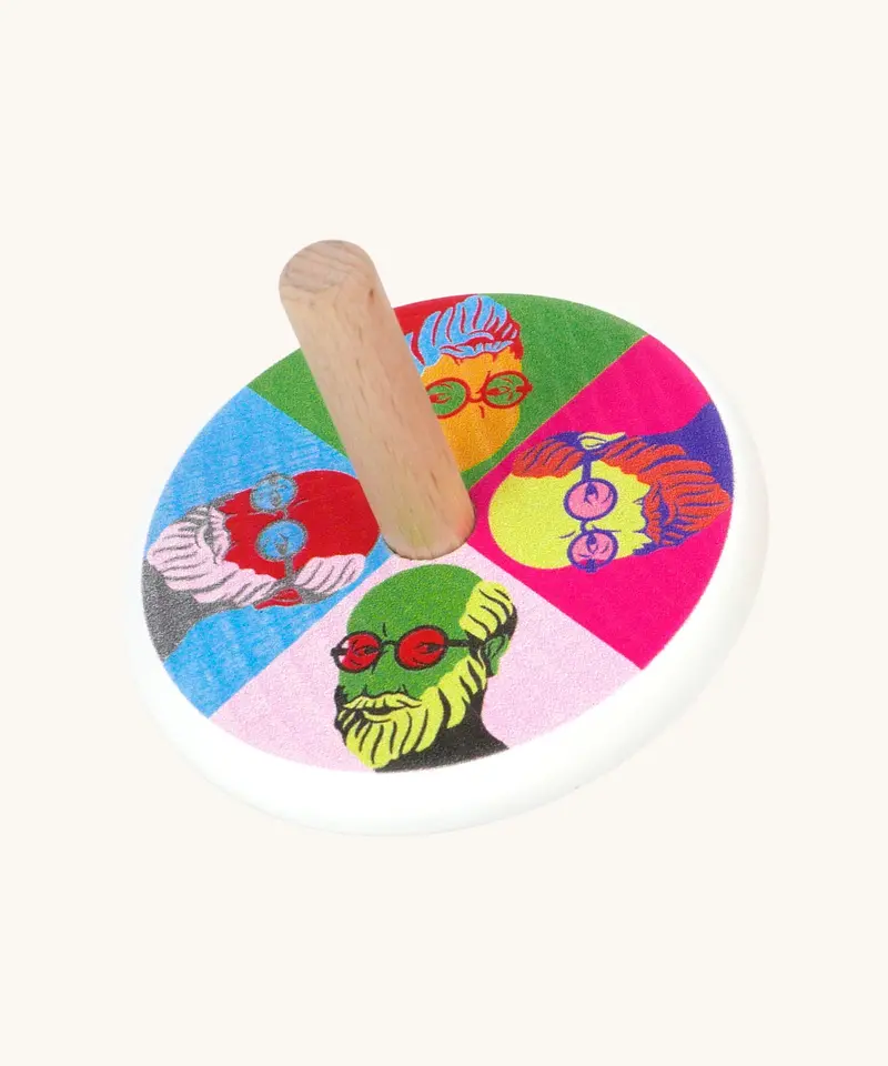 Bajo Pop Art Mr Bajor Spinning Top 1