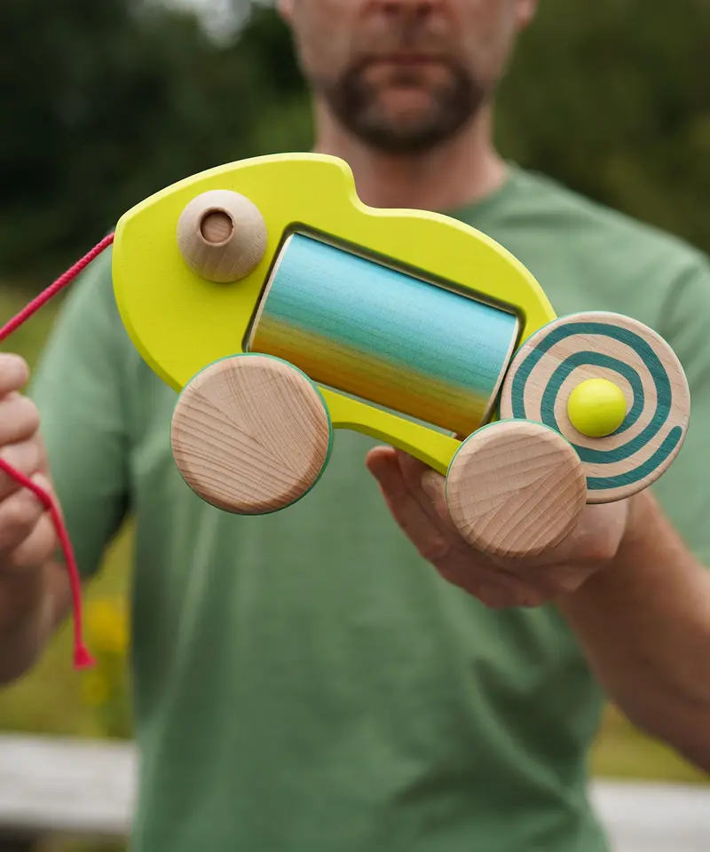 Bajo Pull Along Chameleon 1