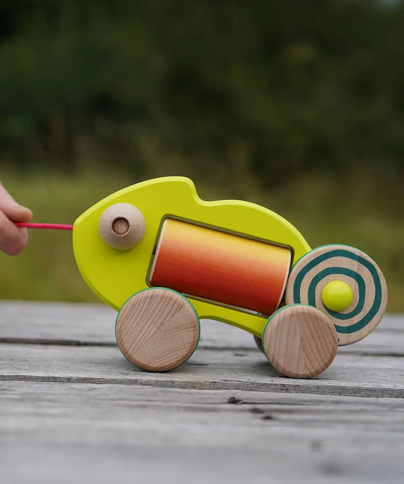 Bajo Pull Along Chameleon 2