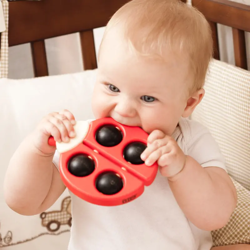 Bajo Red Ladybird Teether 2