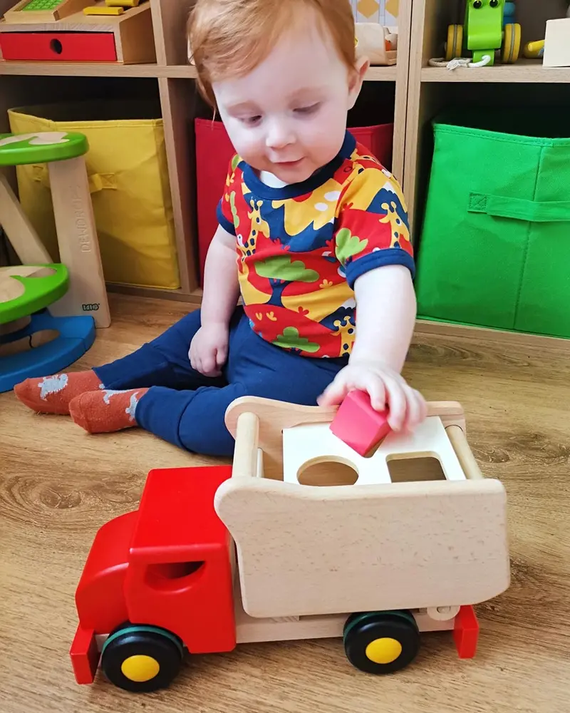 Bajo Red Tipper Shape Sorter 2