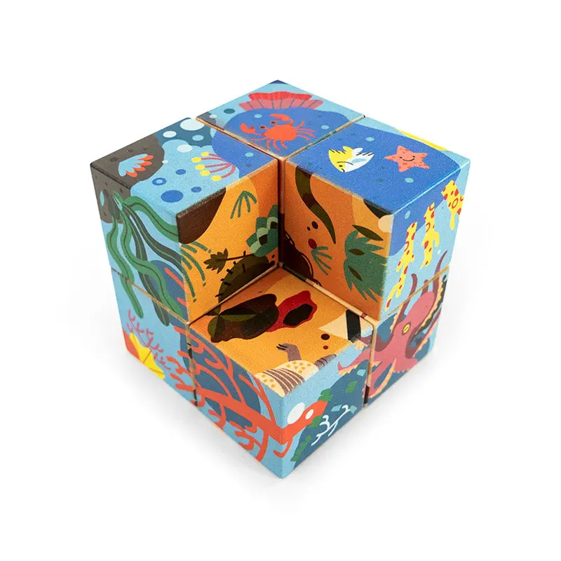 Bajo Reef And Desert - 2 In 1 Cube Puzzle 1