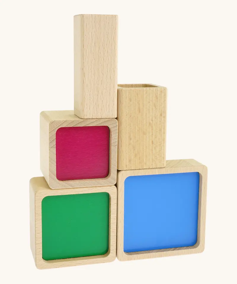 Bajo Squaremide Sensory Stacking Toy 1