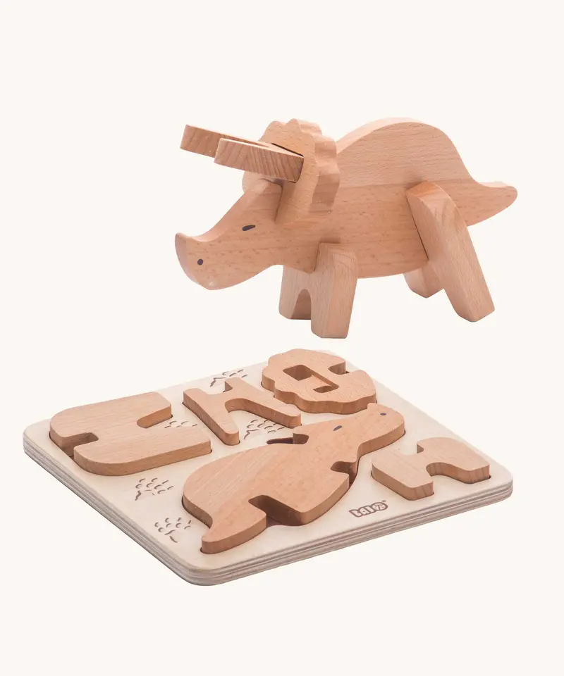 Bajo Triceratops Puzzle And Sorter 1