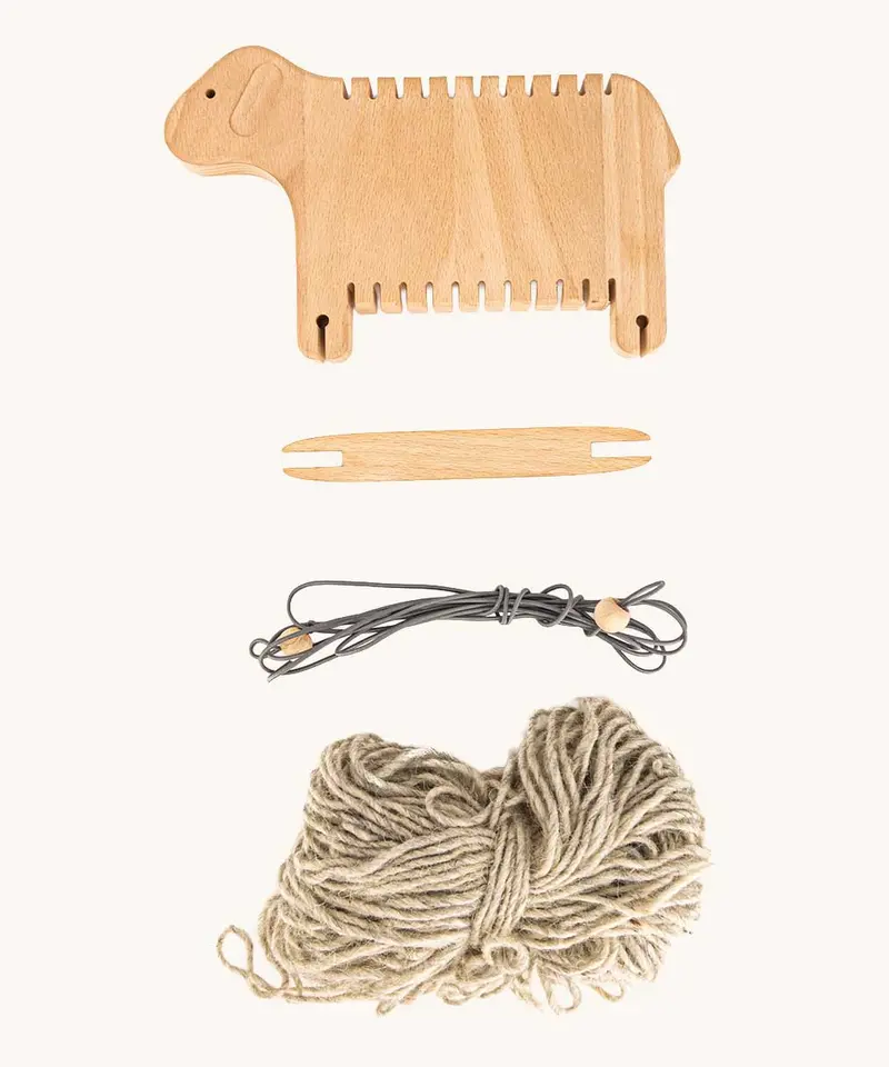 Bajo Weaving Sheep Loom - Natural 2