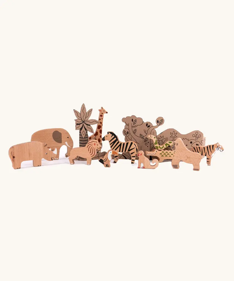 Bajo Wild Animals Jungle Set 1