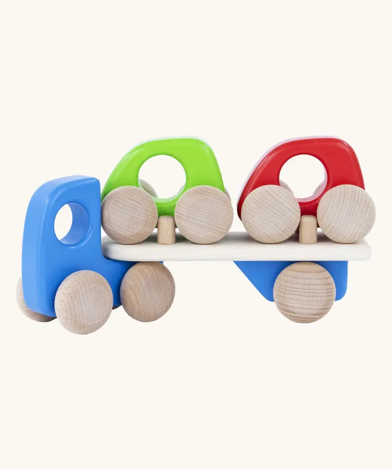 Bajo Wooden Car Transporter Lorry 3