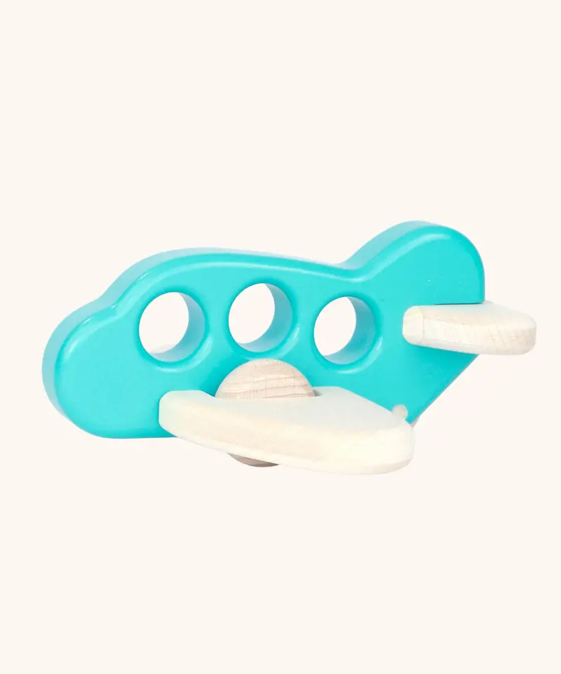 Bajo Wooden Push-Along Airplane 3