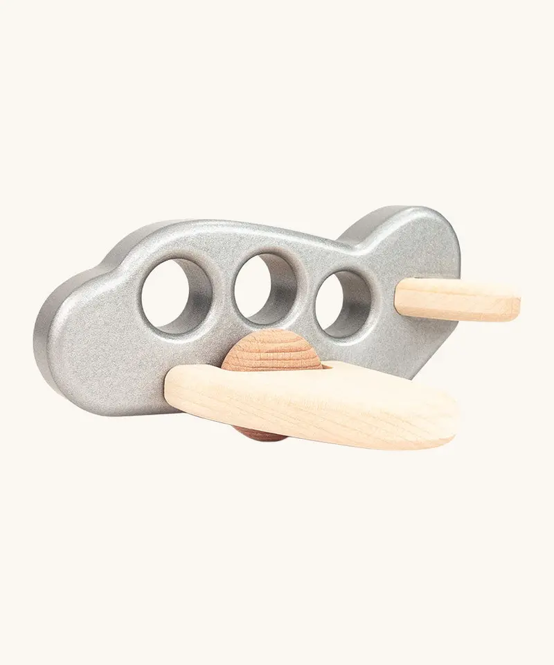 Bajo Wooden Push-Along Airplane 4