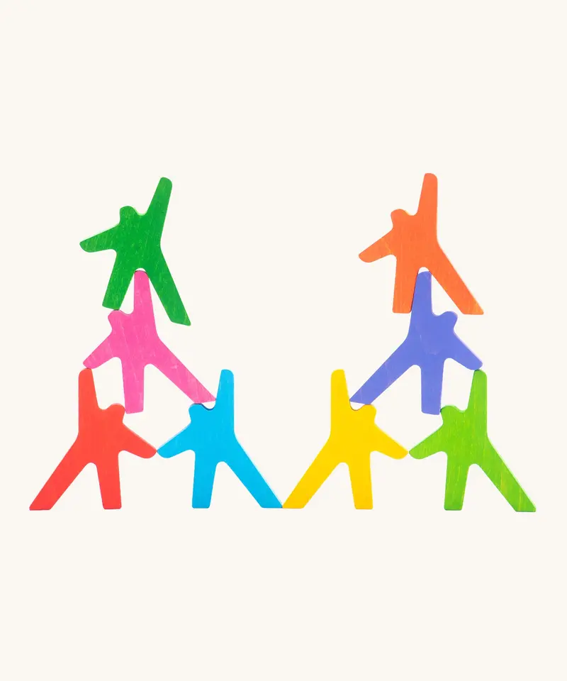 Bajo Wooden Stacking Acrobats 1